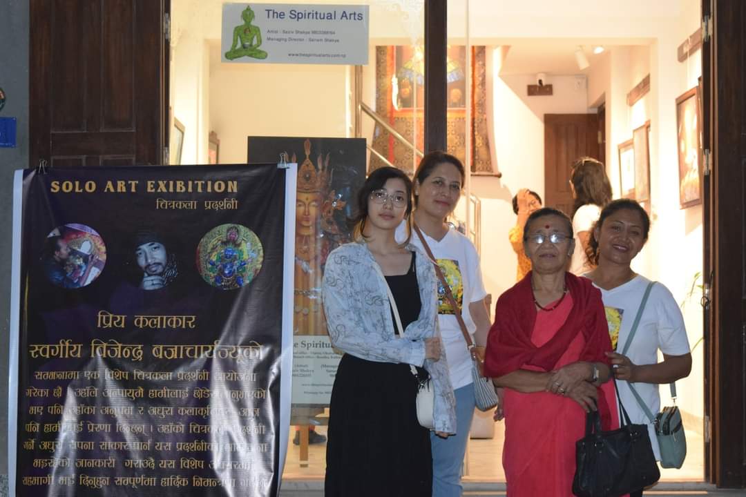 Bijendra's exhibition at The Spiritual Arts 