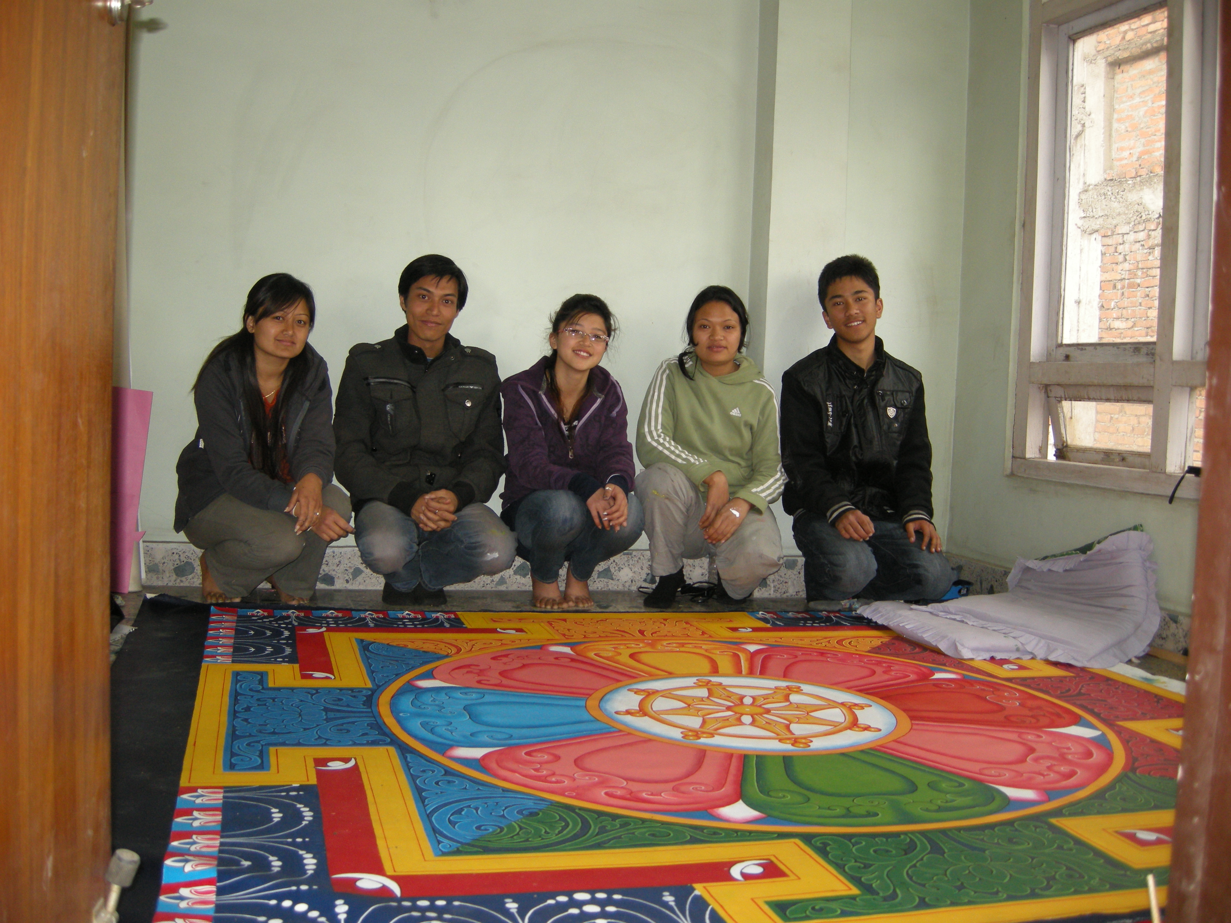 Mandala made at Mahabuddha Temple