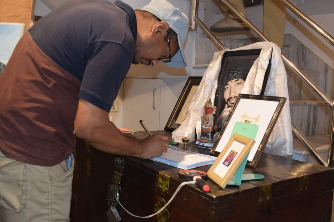 Bijendra's exhibition at The Spiritual Arts 