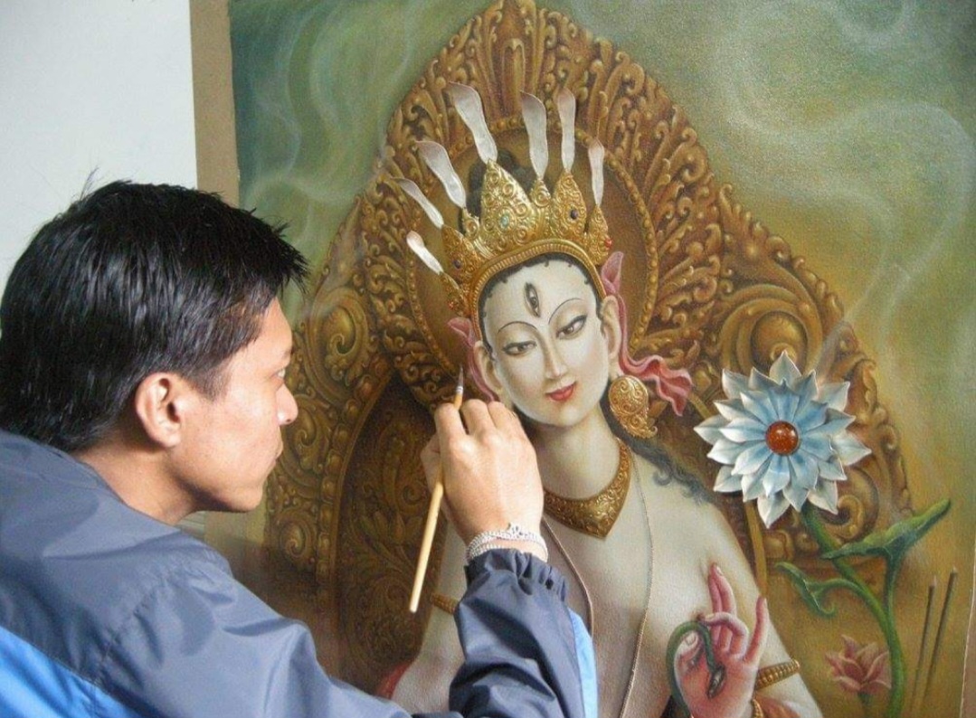 Artist Saziv Shakya