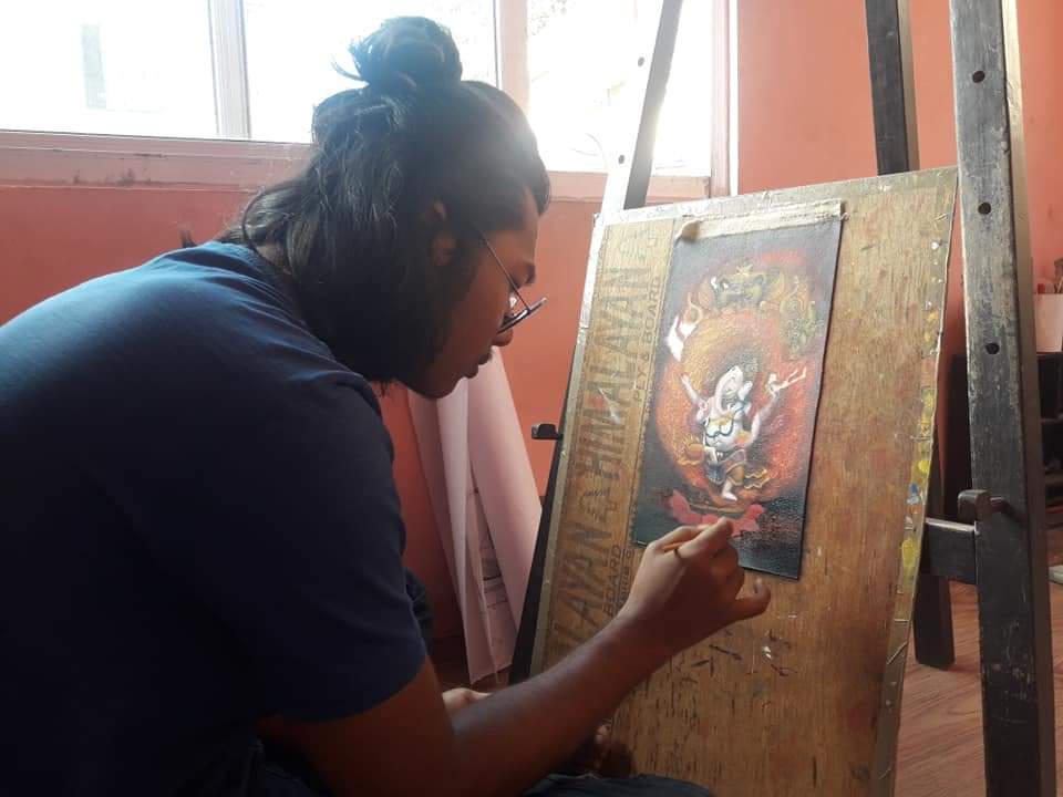 Artist Jebis Shakya