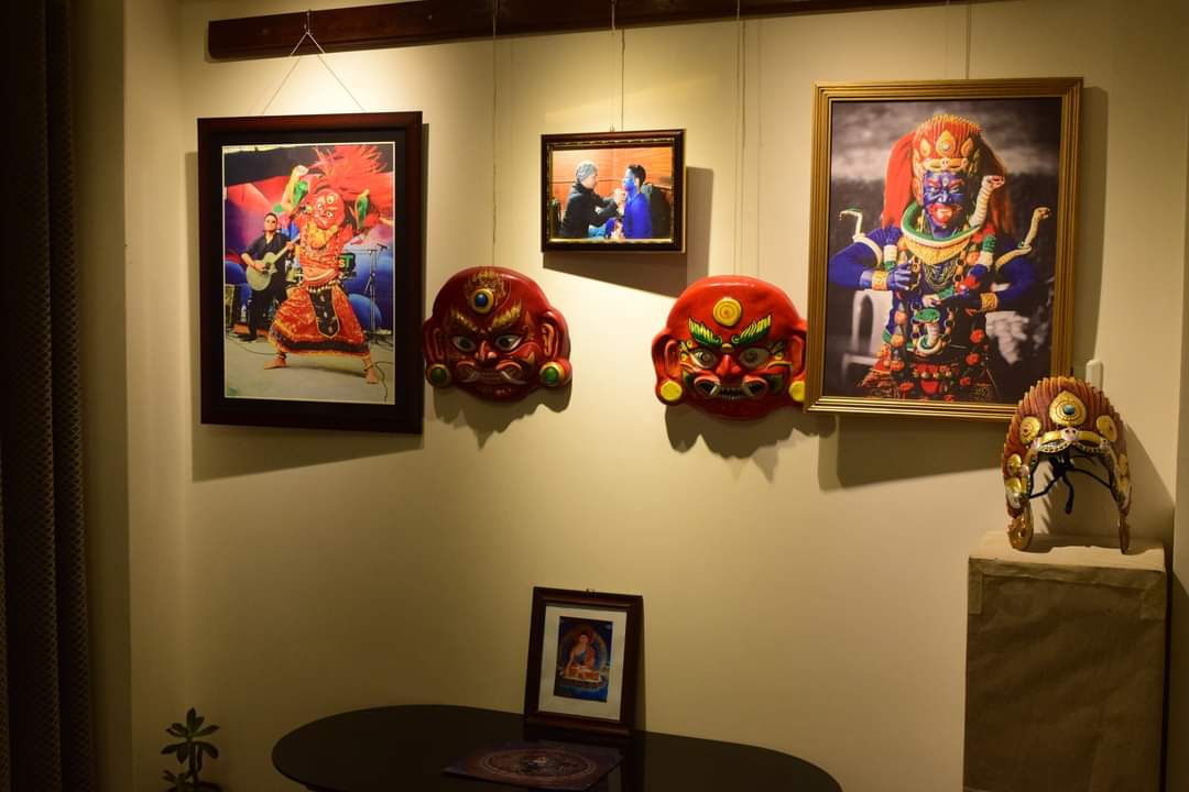 Bijendra's exhibition at The Spiritual Arts 