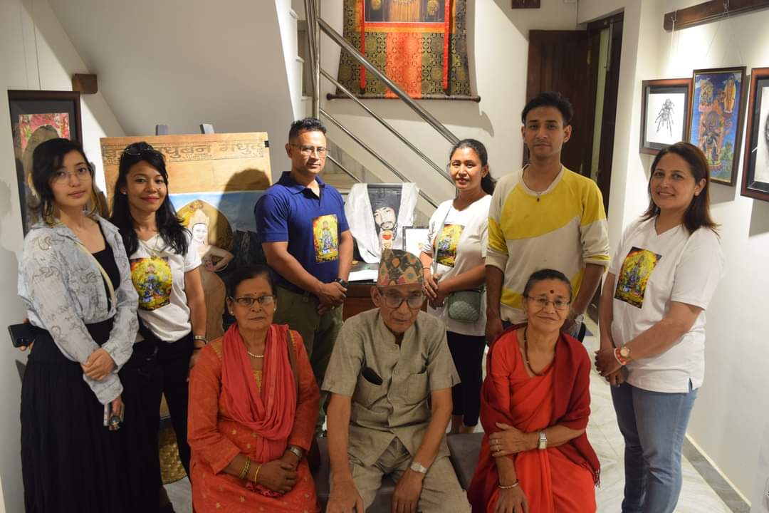 Bijendra's exhibition at The Spiritual Arts 