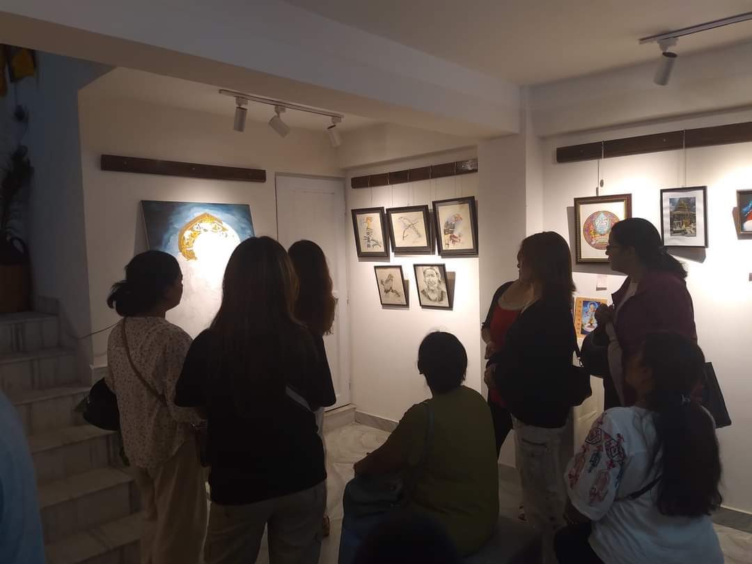 Bijendra's exhibition at The Spiritual Arts 