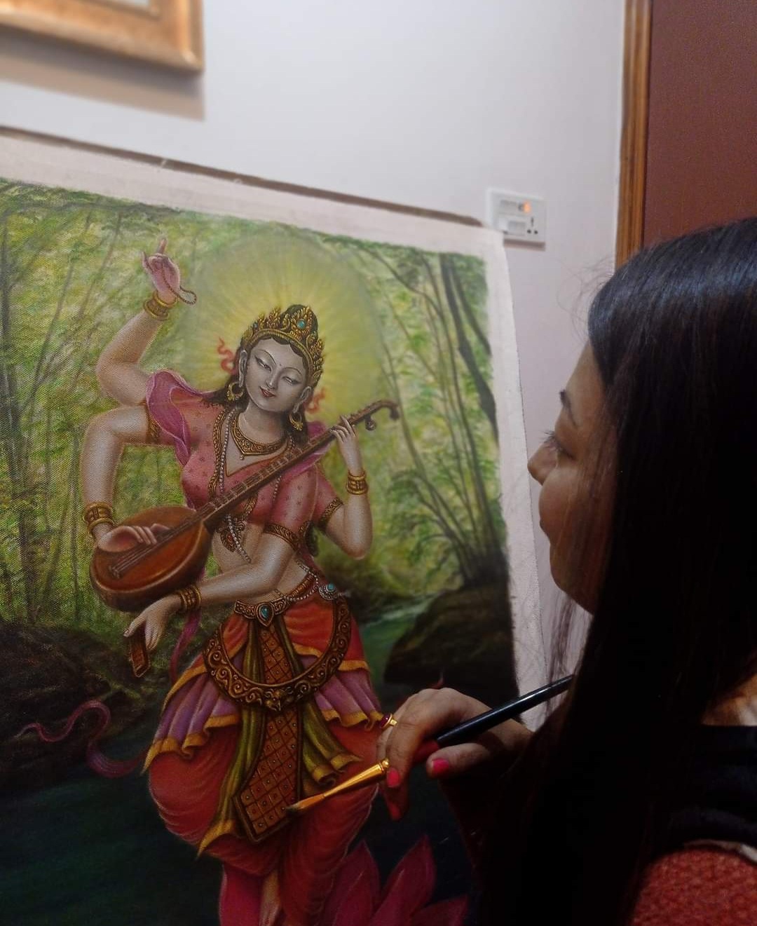 Artist Rusha Bajracharya