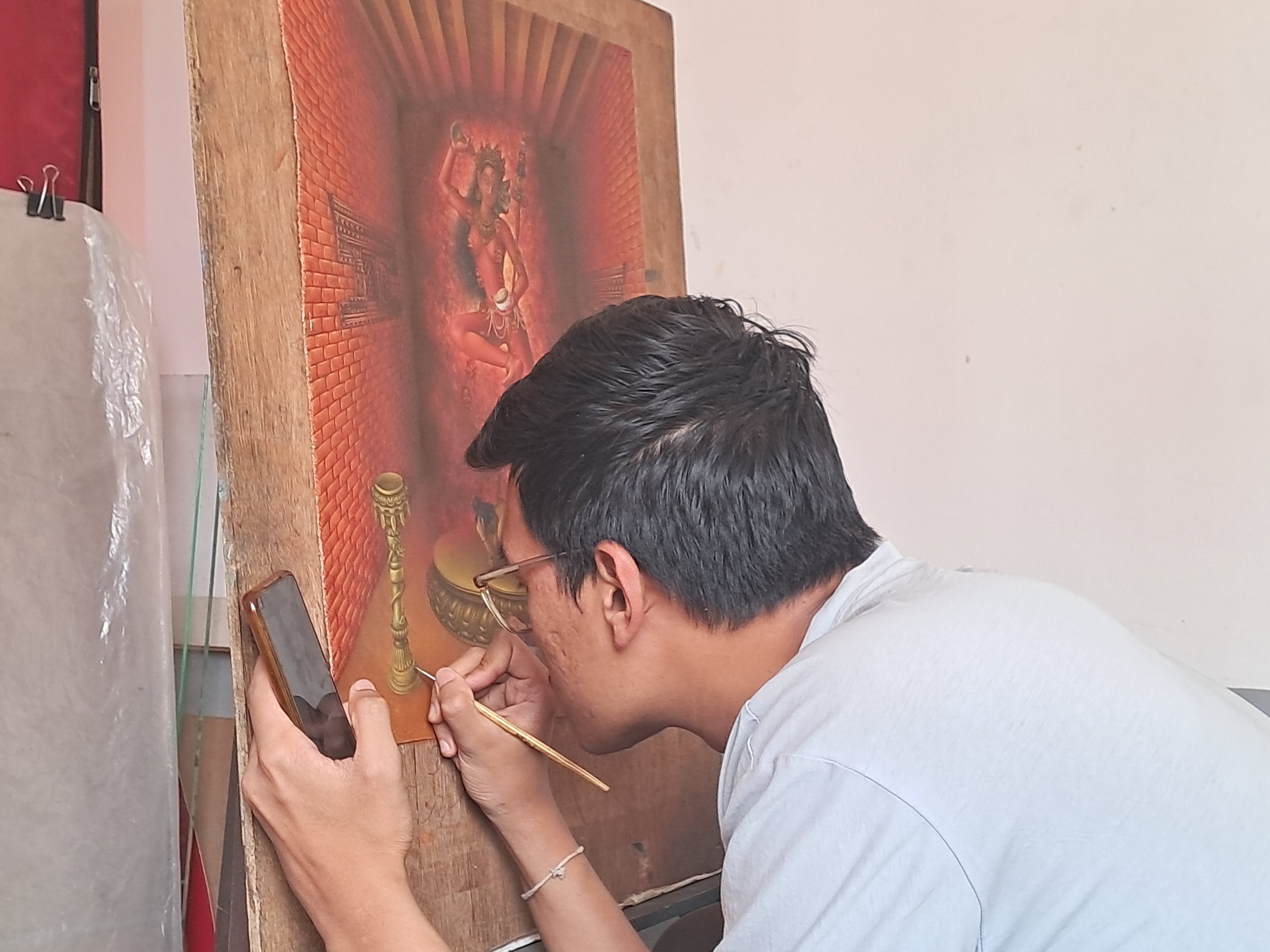 Artist Sulav Shakya