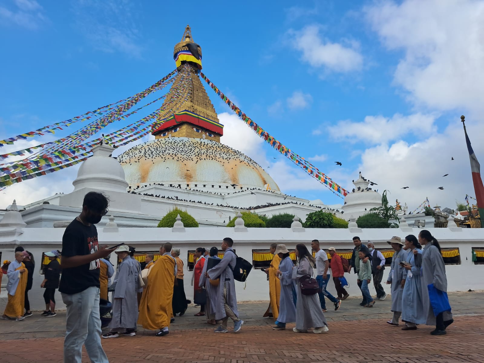 Gallery in the Boudha Stupa and Thaina